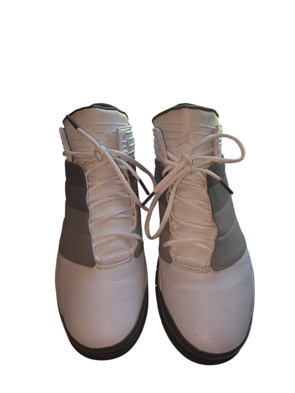 Nike Air Jordan Mach III White Grey High Tops 312493-101 Size 12